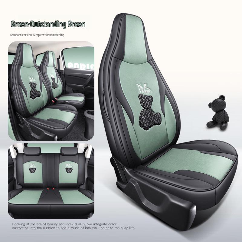 Leapmotor T03 Universal Cartoon Car Seat Cover - Full Coverage, All-Season Tech Fabric.