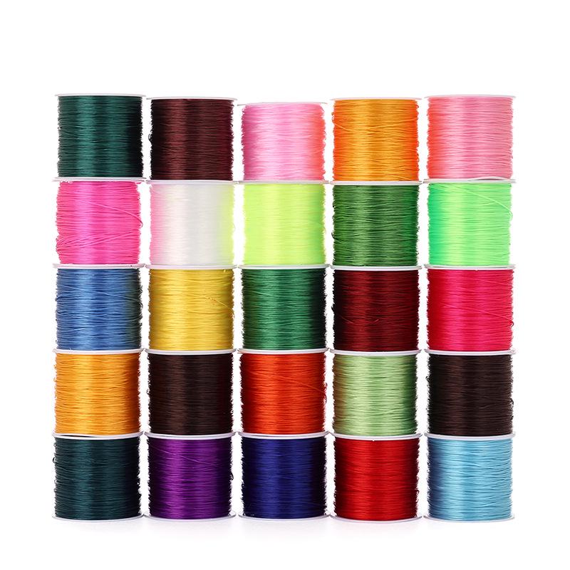 Colorful Elastic Cord for DIY Jewelry: Bracelet, Buddhist Beads, and Handmade Projects