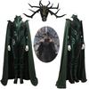 Goddess Of Death Hela Costume Set For Women Thor Ragnarok Cosplay Outfit