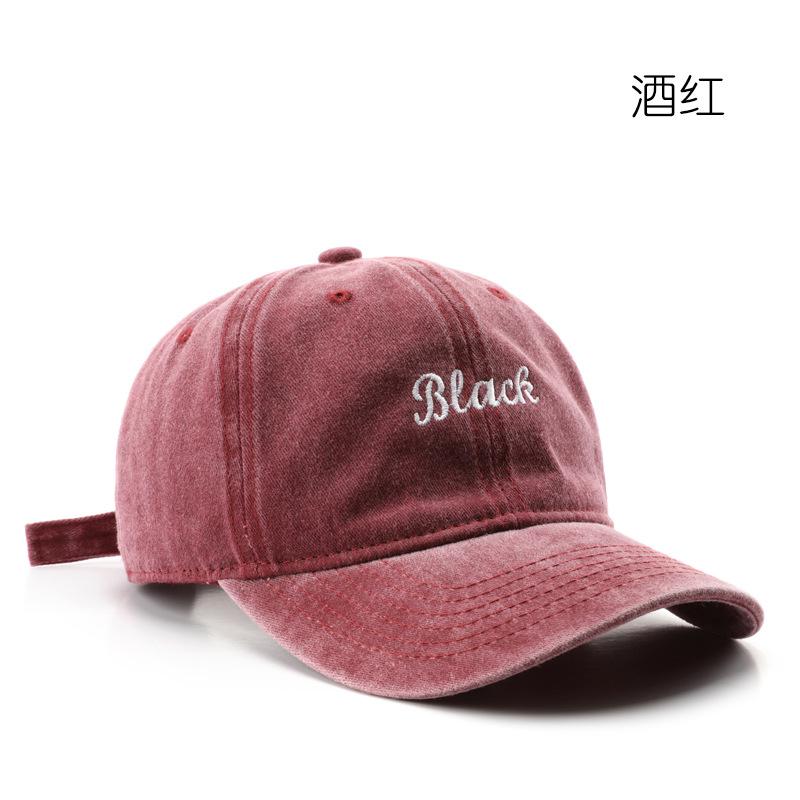 Personalisierte Outdoor-Street-Reise-Baseballkappe Frühling und Herbst gewaschene bestickte Kappe