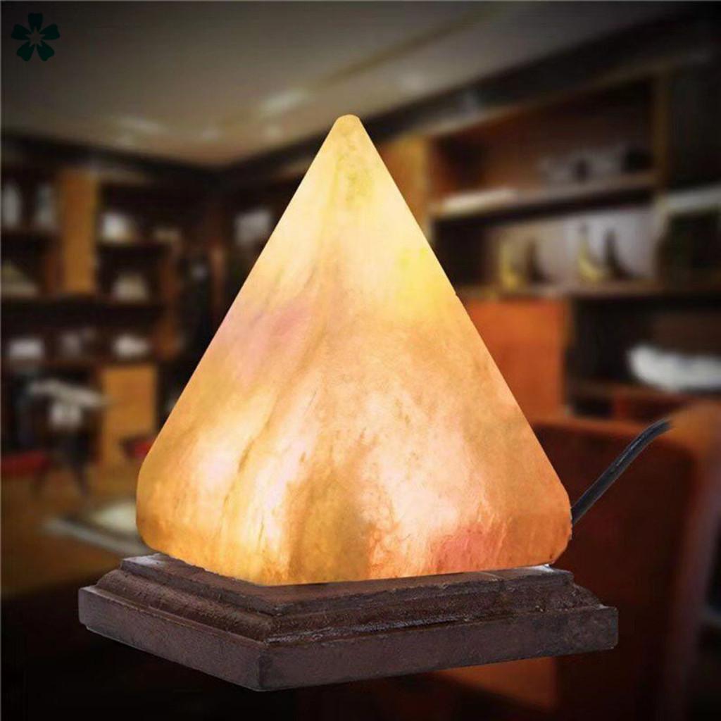 Pyramide natürliche Himalaya-Luftreiniger Salzlampe ionische Bergkristall-Nachtlichter
