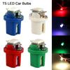 T5 LED Car Bulbs B8.5d Auto Car Dashboard Speed Lights Bulb Car Interior Lamp Accessories Dashboard Side Switch Lamps 12V