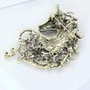 Elegant Horse Shape Brooch Set In Assorted Colors Sturdy Alloy Jewelry Metal Horse Pin for Women Men Gift