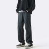 Men Side Zipper Waterproof Loose Cargo Pants Outdoor Casual Sport Straight Trousers Handsome Hiking Pants