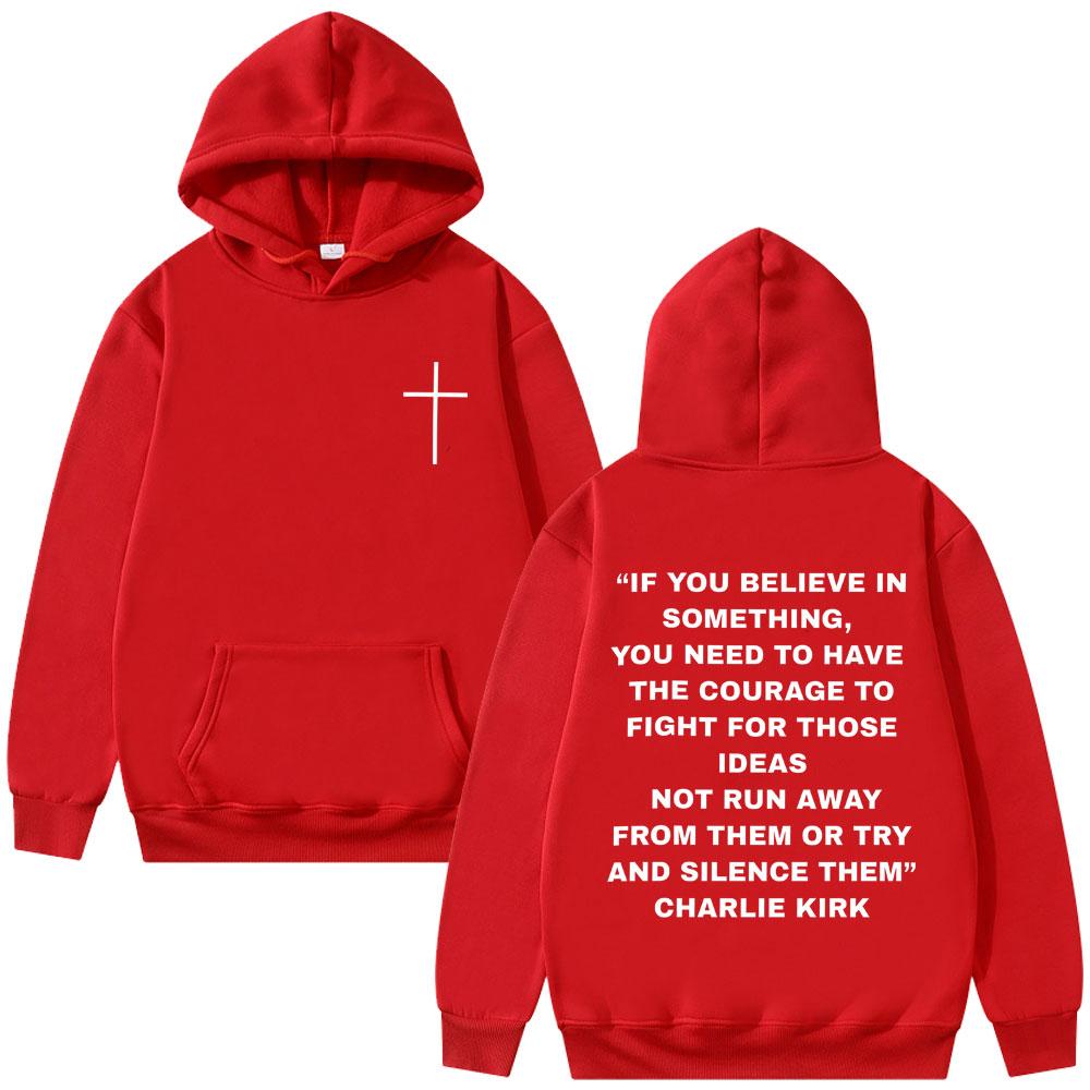 Christian Jesus Charlie Kirk Freedom Hoodie Men Women Tribute Memorial Hero Hoody Sweatshirt Patriotic Activism Hoodies