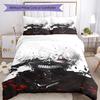3pcs Tokyo Ghoul Bedding Set Duvet Cover Closure Includes 1 Duvet Cover & 2 Pillowcases, Soft and Comfortable for All Seasons.