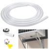 AC Drain Hose Leakproof AC Drain Hose Kit Air Conditioner Parts AC Drain Pipe Replacement with Hose Connector and Clamp