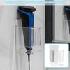 Wall Hanging Acrylic Shaver Storage Rack Acrylic Bathroom Razors Organizers Wall Mounted Space Saving Shaving Tool Shelf