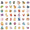 100 Sheets of Pokemon Q Version Cute Graffiti Stickers for Children's DIY Diary and Desk Stationery Decoration