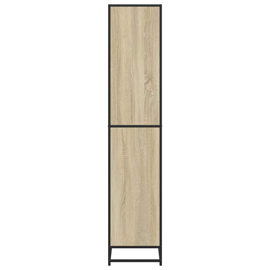 Bookshelf Sonoma Oak Finish 80.5 x 35 x 170.5 cm Engineered Wood