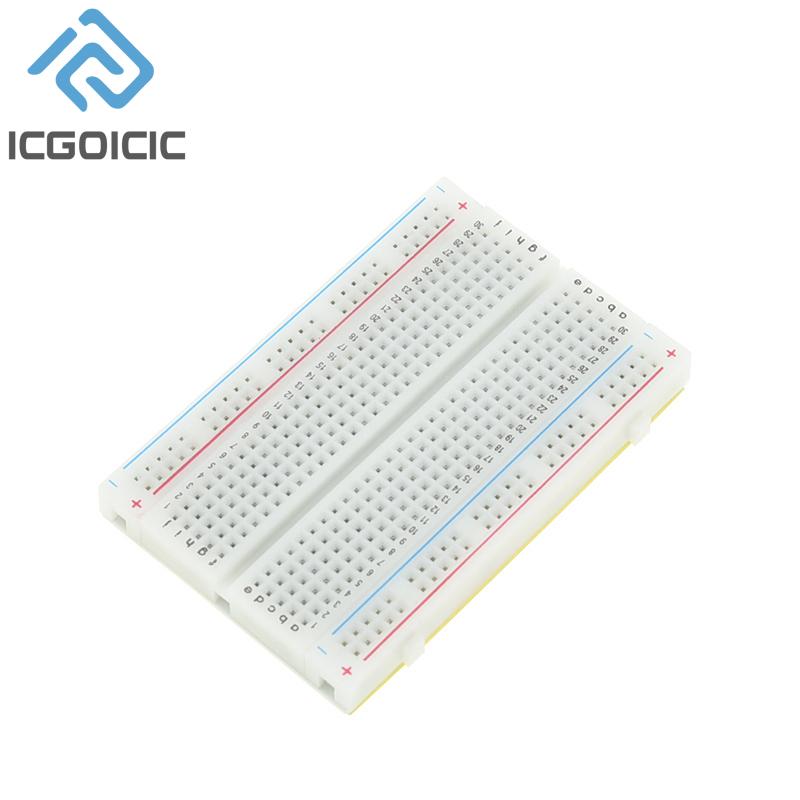 

1-10 шт. 400 точок з єднання безпайкова макетна плата для друкованих плат Міні універсальна тестова макетна плата DIY макетна плата для тестування шин Друкована плата