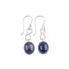 Natural Sodalite Gemstone 925 Sterling Silver Handcrafted Jewelry Earrings 1.60" EE-12-20