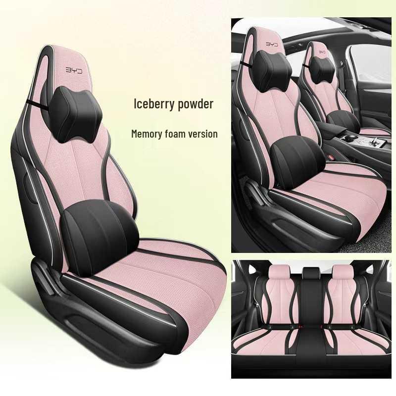 All-Season Linen Car Seat Covers for BYD Seal 06dmi - Breathable and Comfortable