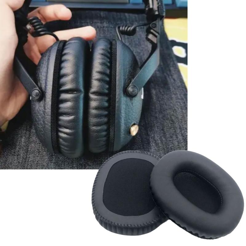 Sponge Replacement Ear Cushions for Monitor I Gaming Headset Enhances Comfort Durability