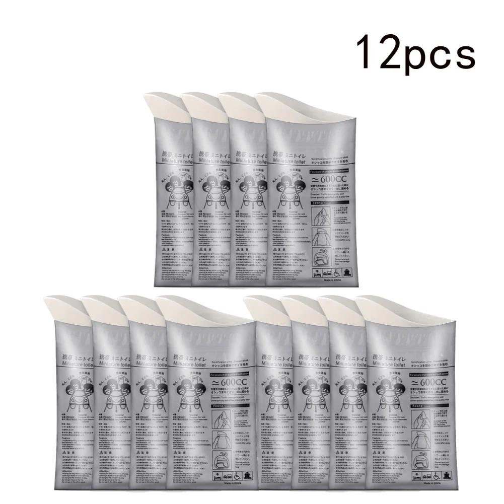 4-20 Pezzi Toilette Portatile da Esterno Sacchetto per Urina d'Emergenza 600ml Emergenza in Viaggio Toilette Mobile Sacchetto per Urinatoio Portatile Sacchetto per Vomito