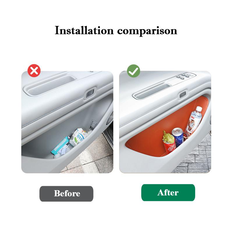 For Huawei Aito M5 M7 M9 2026 2026 Car Door Slot Storage Box Leather Protective Pad Cover WaterProof Barrel Interior Accessories