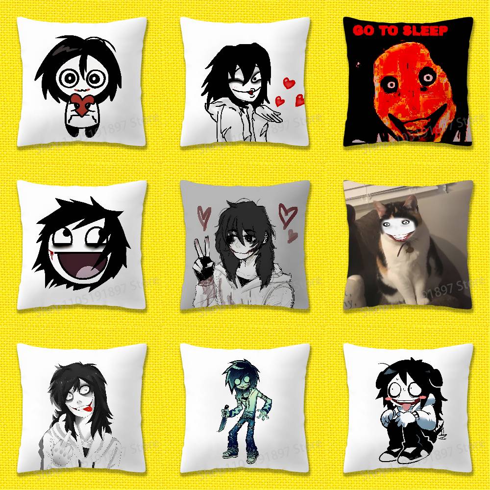 America Leggende Urbane J-Jeff The Killer Federa Cuscino Per 45*45cm 40cm 55cm 50cm 30cm Quadrato Federa Cuscino Auto