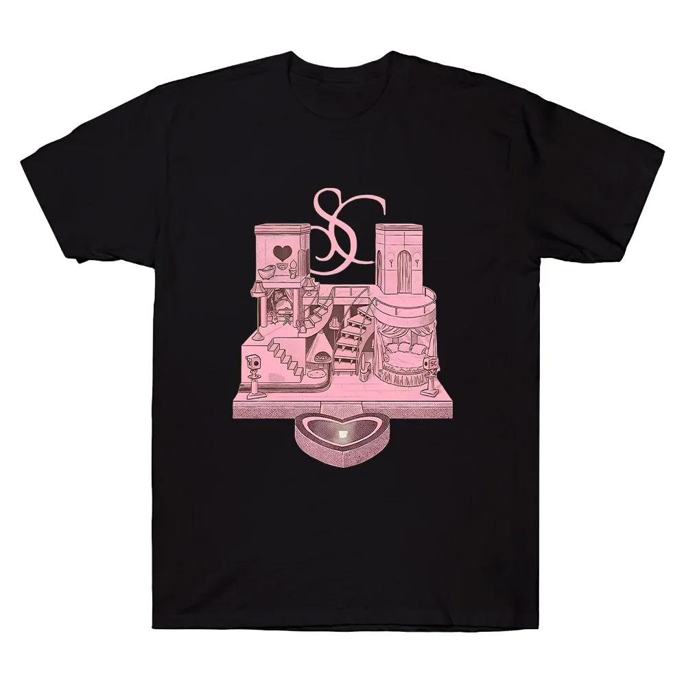 2026 Sabrina Carpenter Merch T Shirts Sabrina Carpenter House Tour Graphic Clothes Short Sleeve Tee Unisex Cotton Top Causal Y2K M