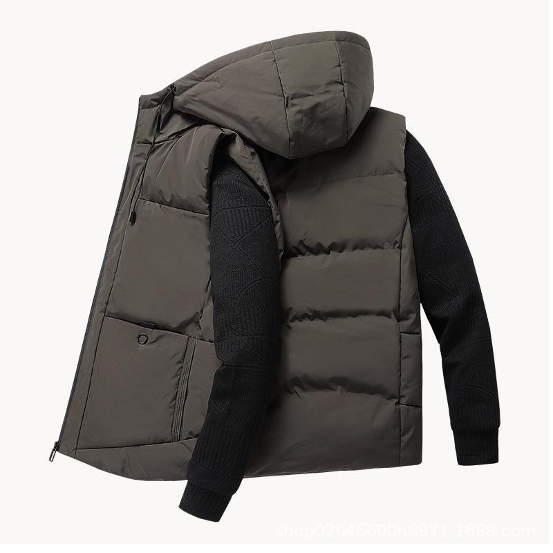8611-P65 Vest Men'S Padded Clothes Vest Trend Down Padded Clothes Jacket Men'S Clothing