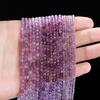 2 3 4mm Natürliche Facettierte Citrin Fluorit Amethyst Steinperlen Runde Mineralperlen Für Schmuckherstellung DIY Armband Zubehör