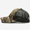 NORTHWOOD Camouflage Mesh Breathable Peaked Cap Men's Outdoor Sun Protection Visor Summer Tactical Baseball Cap Mesh Cap