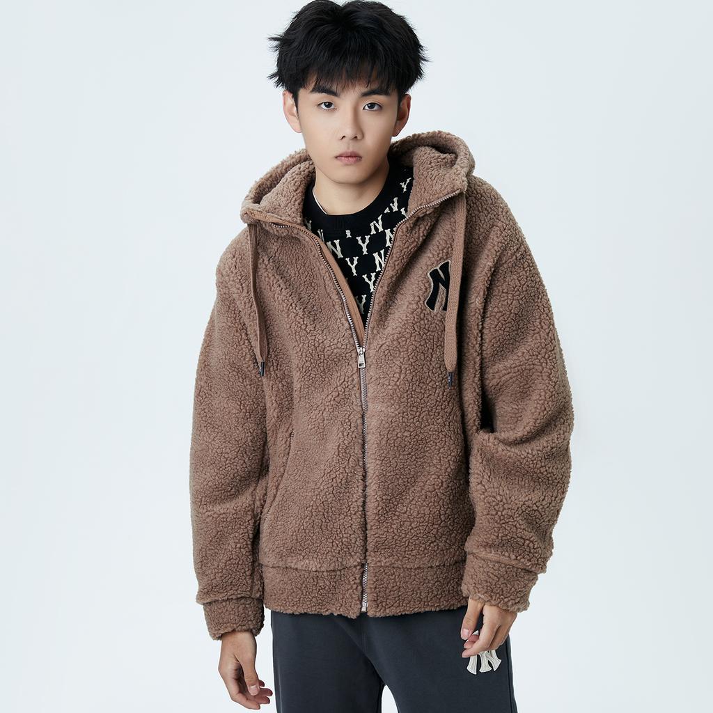 New MLB New York Yankees Velvet Jackets Unisex Brown 3AJPF0516-50BGD