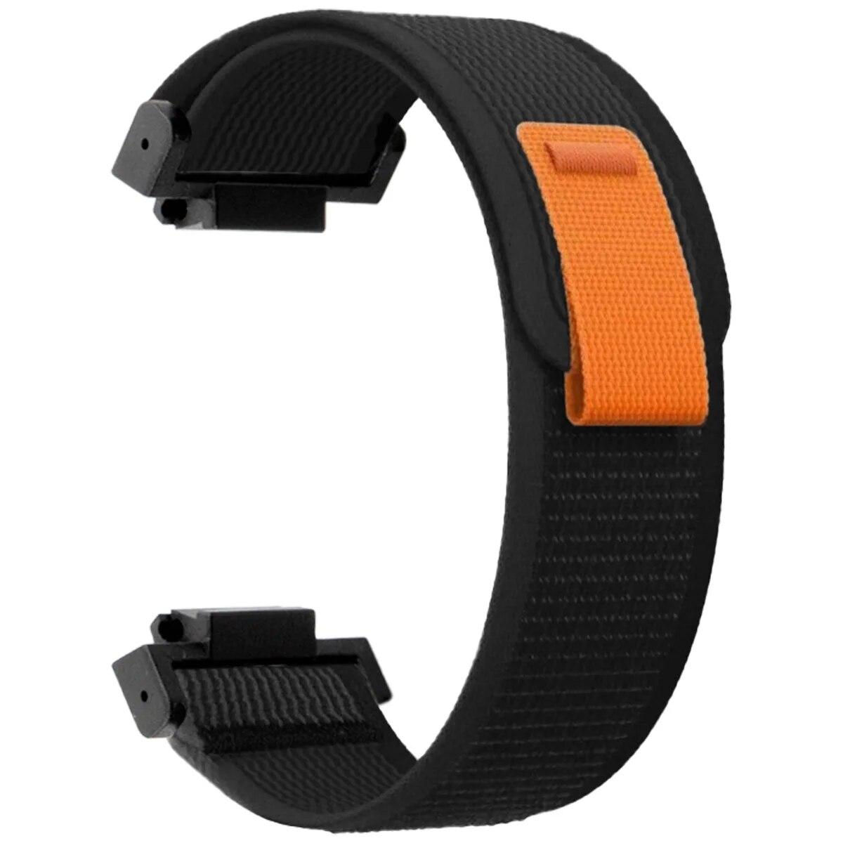 

Нейлоновый ремешок Trail Loop для Casio G-SHOCK GA-110 100 700 GD100 DW5600 GW-M5610, ремешок для часов 16 мм, спортивный браслет на руку, ремень 16mm чёрный