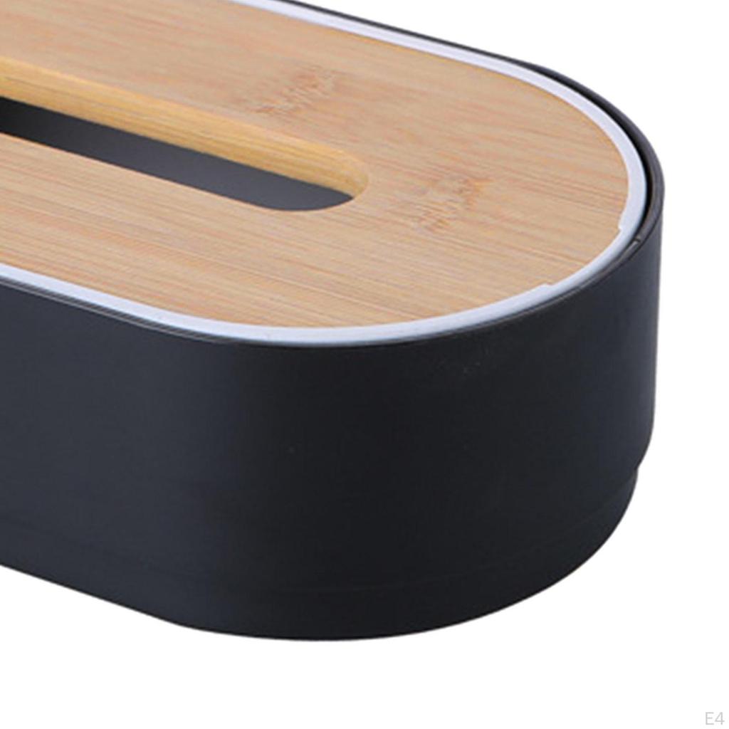 Elegant Wooden Tissue Box Organizer for Home and Office