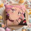 M-Mayonaka animePunch Cushion Cover Home & Car Multi-Scene Pillow Cover - Reversible, Soft & Durable for Daily Use