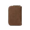 Portofel Compact Portabil cu Capacitate Mare Zero Piele Crazy Horse Retro Geantă Carduri Multi-Slot Suport Card Bancar