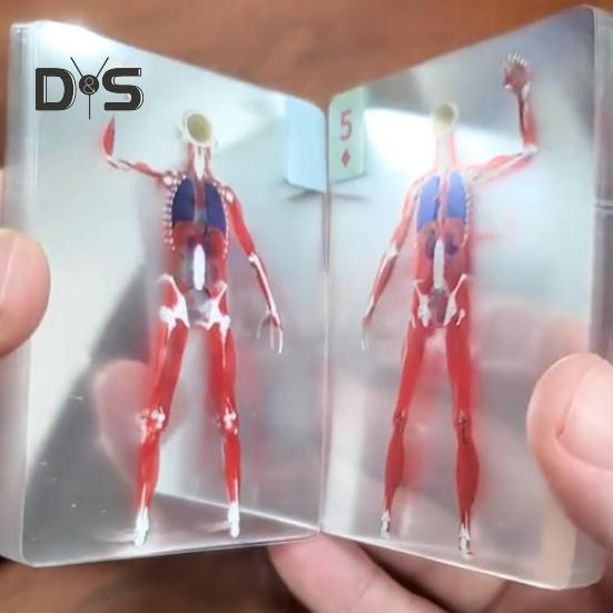The Body Deck, Halloween skelet 3D-afbeelding speelkaarten