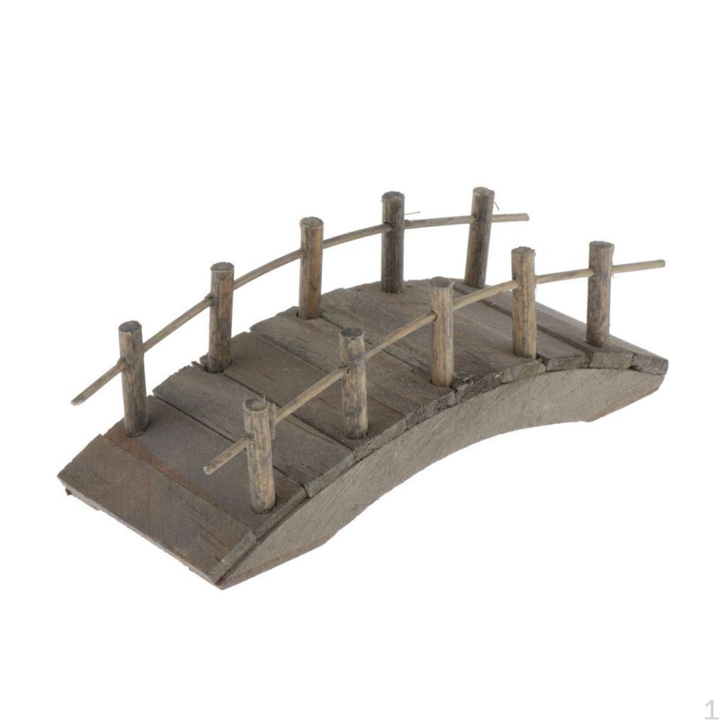 Miniature Little Bridge Model Garden Ornament Fairy Dollhouse Decor,Mini DIY Craft Micro Landscaping Small
