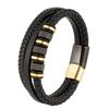 2026 Leather Rope Bracelet Leather Woven Bracelet Leather Multi-layer Jewelry Men