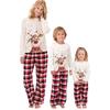 Elk Christmas Pajamas Set Family Matching Sleepwear Xmas Boy Girl Parentchild