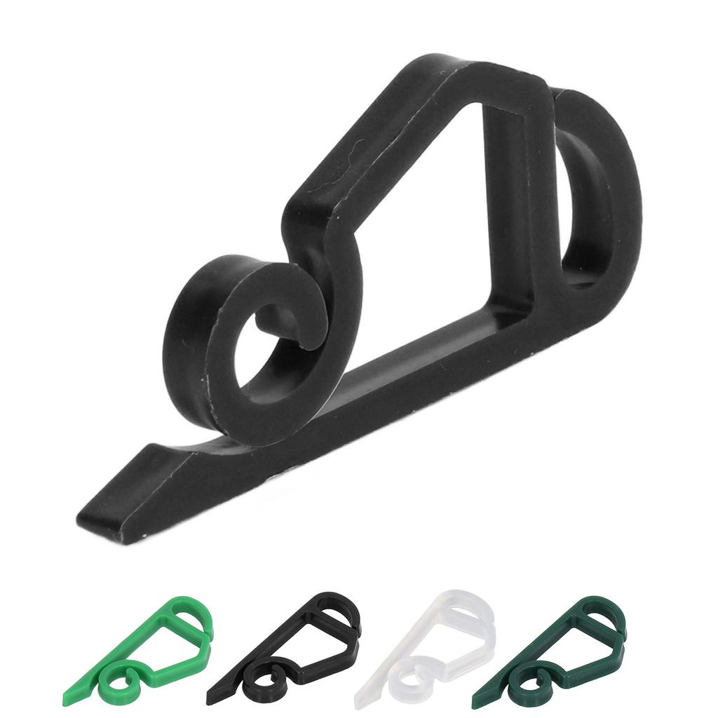 100 Stück Weihnachtslichter Rinnenklemmen Wiederverwendbare Wasserdichte Frostfeste Kunststoff Rinnenklemmen Lichterkette