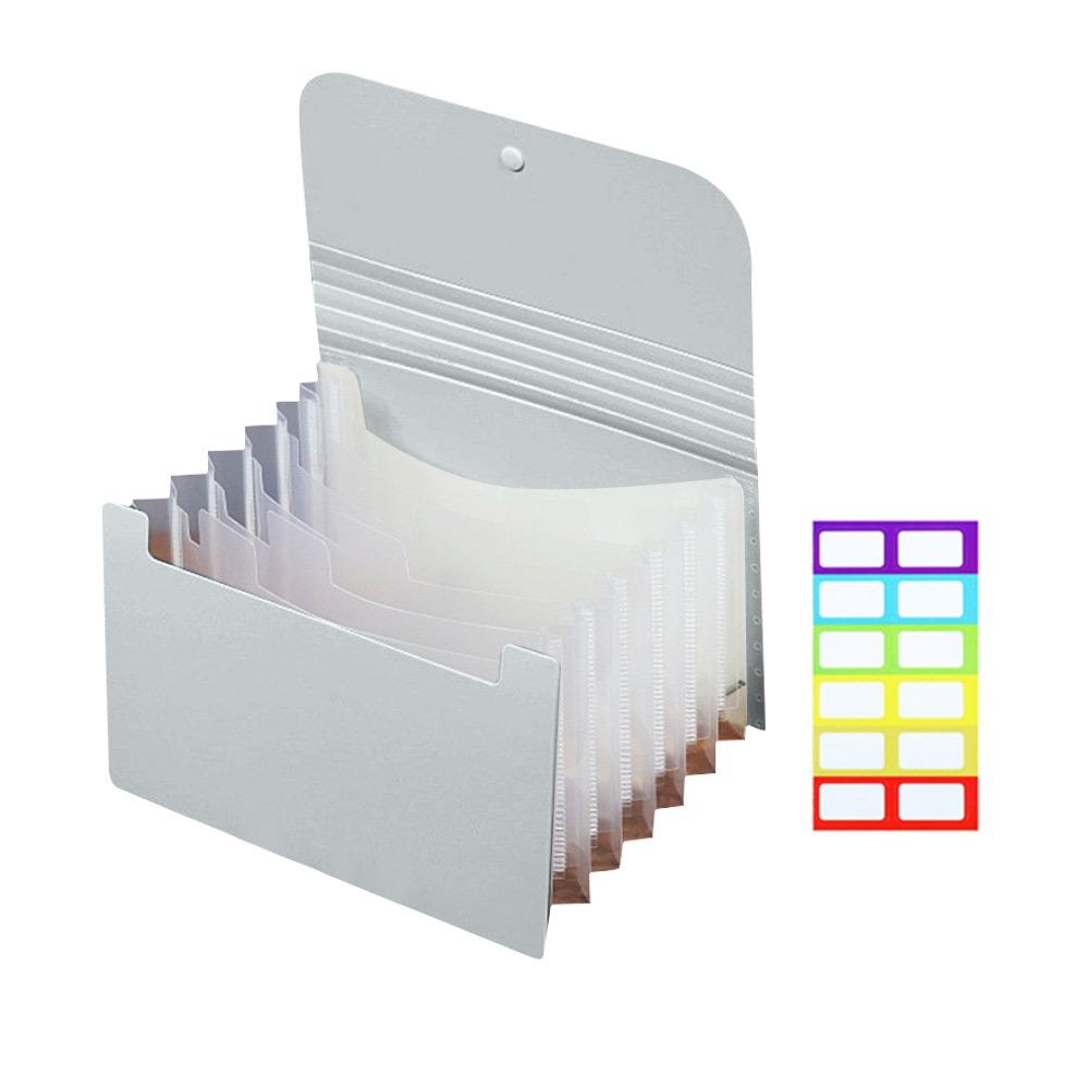 Waterproof Organ Bag 7 Layer File Pouch Portable A6 File Folder