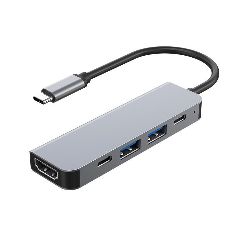 7-in-1 Multi-Port Type-C Expansion Dock with 4K HDMI Projector and Hub