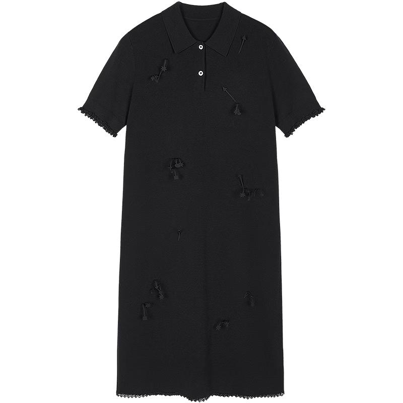 JNBY Women's Casual Short Sleeve H-Line Dress