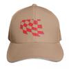 Croatia  Retro Checkered Red White Home Baseball Cap Unisex Women Casual Summer Sport Sun Cap