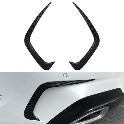 2 Stuks Koolstofvezel Auto Achterbumper Mistlicht Wenkbrauw Sierlijst Decoratie Accessoires Voor BMW 3 Serie G20 2019-2020