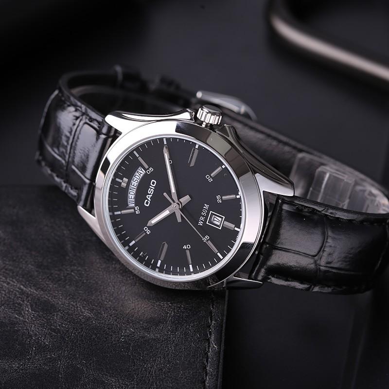 Casio Men Standard Series Black Watch MTP-1370L-1A MTP-1370L-1A