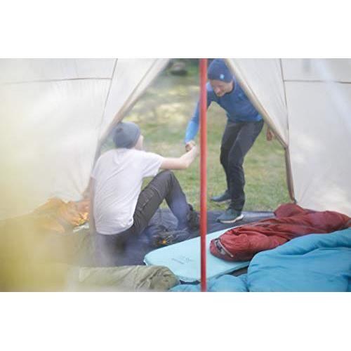 Tapis de camping autogonflant - GRAND CANYON - HATTAN 5.0 - 185x55x5cm - Isolation thermique - Turquoise