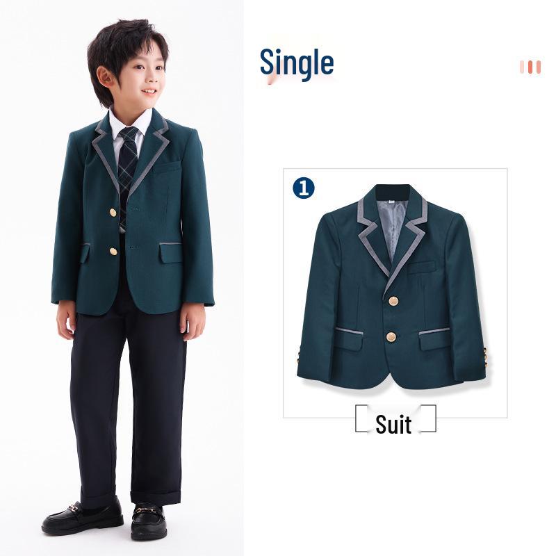 British Style School Uniform Set for Boys & Girls - Autumn/Winter Kindergarten & Performance Suit