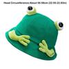 Big Eyes Pattern Big Eyes Frog Bucket Hats Cute Design Wild Panama Hats Basin Hats  Sun Protection
