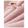 High-End Pink V-Neck Knit Dress: Women's Autumn/Winter Hip-Hugging Skirt, New Year Hot Girl Outfit.