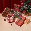 5 Sheets 70*50cm Christmas Wrapping Paper Cute Deer Santa ClausKraft Gifts Packaging Paper For Presents Handmade Gifts Wrapping