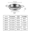 Korean Stainless Steel Mini Double-Ear Hot Pot for Seafood and Noodles