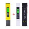 TDS/EC/PH Tester Combo Meter 0-9990ppm Detection Digital PH Meter High Precision Water Quality Detector Test Pen for Aquarium