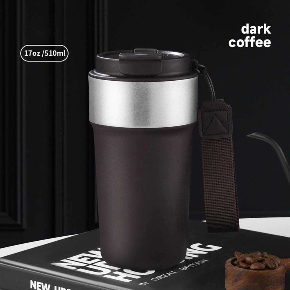 510ML 304 Stainless Steel Insulated Cup Leak-Proof Travel Coffee Mug Keep Hot Cold Tumblers Gift for Travel Coffee Office