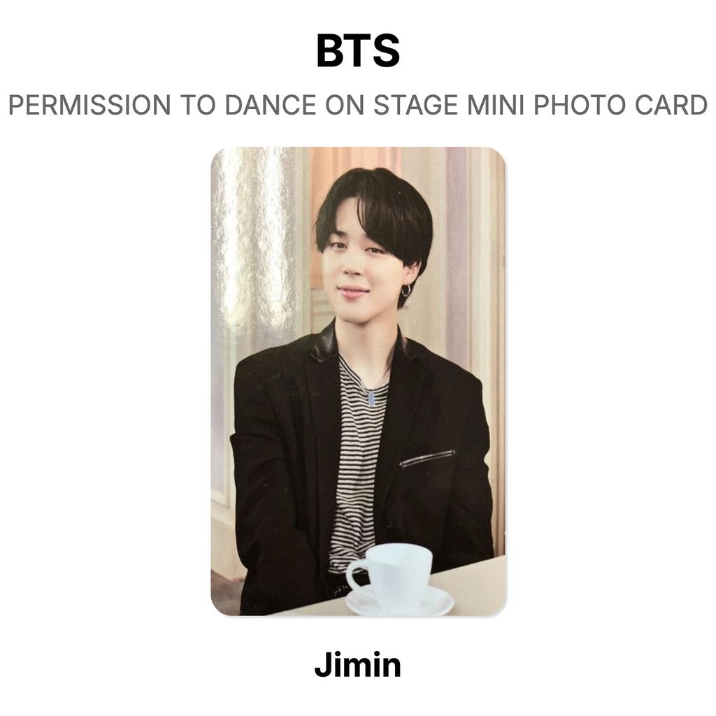 BTS PERMISSÃO PARA DANÇAR NO PALCO MINI CARTÃO FOTOGRÁFICO Fotocarteira Oficial